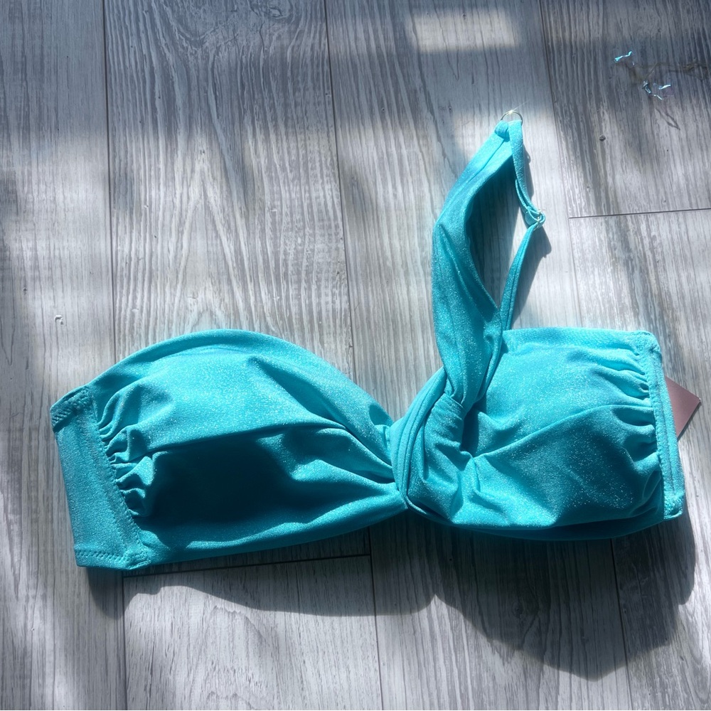 Target Teal Bikini Top